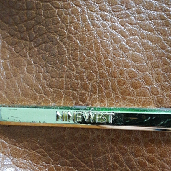 Nine west caramel colored purse - Picture 2 of 9